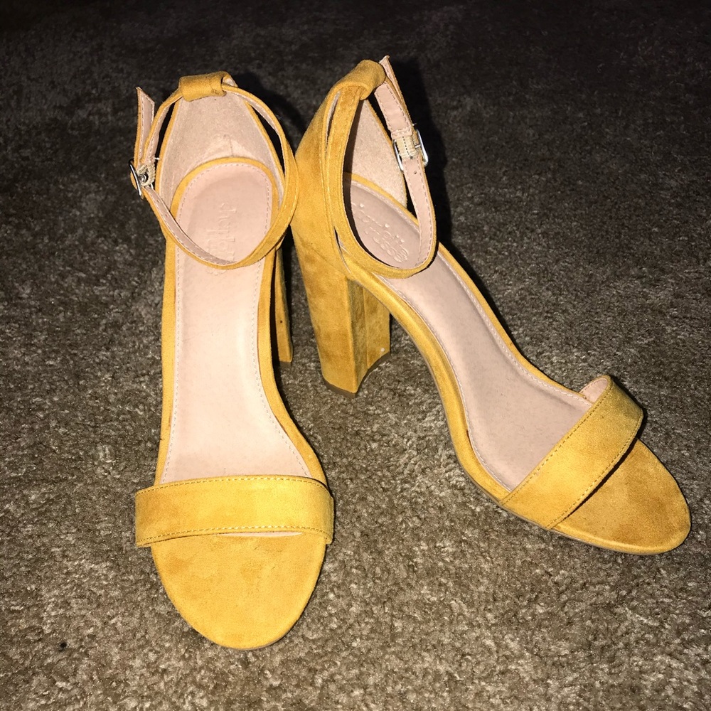Charlotte Russe Yellow Heels